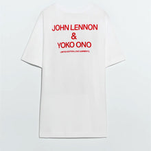 画像をギャラリービューアに読み込む, ZARA ザラLOVE YOKO ONO JOHN LENNON Ｔシャツコットンホワイトレディース4644353