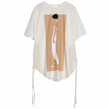 画像をギャラリービューアに読み込む, ZARA ザラリボン ガールプリントＴシャツエクリュレディース5644050