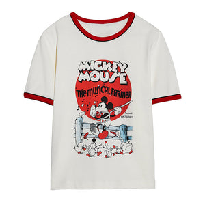 ZARA ザラミッキーマウス ディズニー Tシャツホワイトレディース1443002