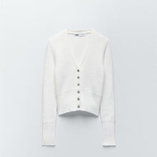 画像をギャラリービューアに読み込む, ZARA ザラソフトフィールカーディガンナイロンホワイトレディース9598108