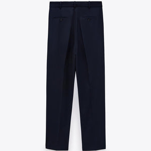 ZARA ザラハイウエストパンツポリエステルブラックレディース9929032