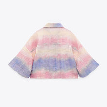 画像をギャラリービューアに読み込む, ZARA ザラフルイド タイダイ シャツレーヨンマルチカラーレディース3067043