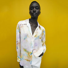 画像をギャラリービューアに読み込む, ZARA ザラフルイド タイダイ シャツマルチカラーレディース2355438