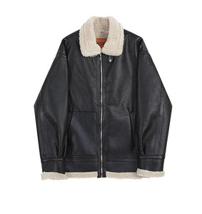 ジャケット レザージャケット スタジャン　ボア PU