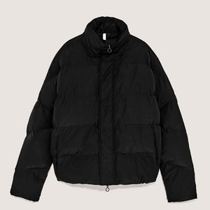 ZARA  ダウンジャケット パフジャケットブラック 4604311