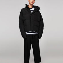 画像をギャラリービューアに読み込む, ZARA  ダウンジャケット パフジャケットブラック 4604311