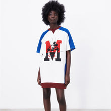 画像をギャラリービューアに読み込む, ZARA ザラミッキーマウスディズニー ワンピースコットン濃青レディース1443103