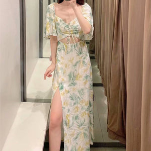 ZARA ザラ カットアウトプリントワンピース レデイース マルチカラー 2676665