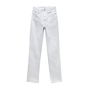 ZARA ザラ ハイウエストスリムフィットフレアジーンズ レデイース 2色 6164054