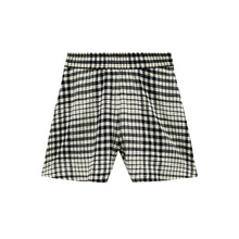 画像をギャラリービューアに読み込む, ZARA ザラギンガムチェックバミューダコットンブラックレディース5770030