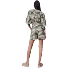 画像をギャラリービューアに読み込む, ZARA ザラギンガムチェックバミューダコットンブラックレディース5770030