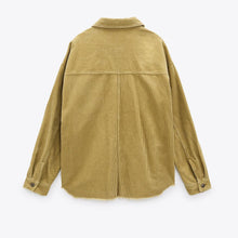 画像をギャラリービューアに読み込む, ZARA ザラ コーデュロイシャツジャケット レデイース  8372024