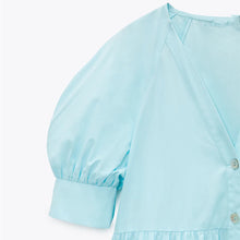 画像をギャラリービューアに読み込む, ZARA ザラVネックブレストレイヤードパネルワンピース2895255