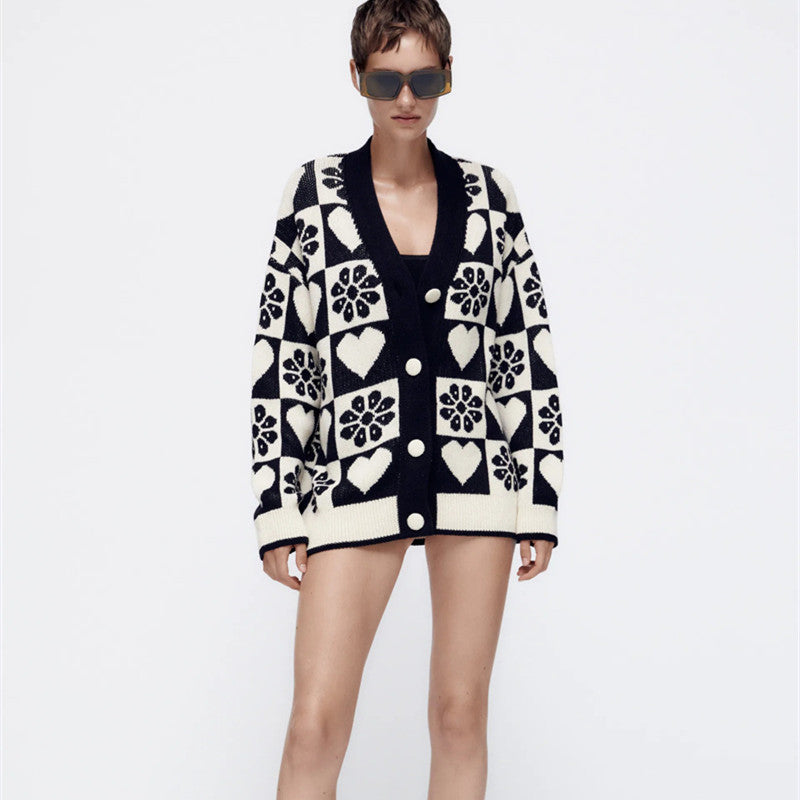 ZARA ザラ Vネックニットカーディガンセータージャケット レデイース 5802106
