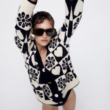 画像をギャラリービューアに読み込む, ZARA ザラ Vネックニットカーディガンセータージャケット レデイース 5802106