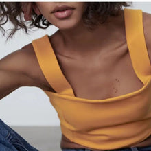 画像をギャラリービューアに読み込む, ZARA ザラクロップドトップスオレンジ色レディース1067152