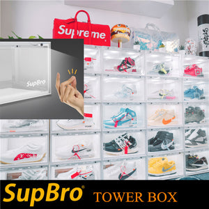 60%OFF 大特価 TOWER BOX タワーボックス  2個1セット スニーカー  強い密封性 LED