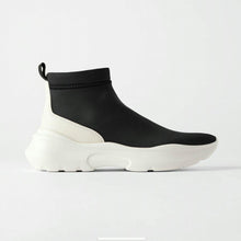 画像をギャラリービューアに読み込む, ZARA☆春夏NEW!SOCK-STYLEハイトップスニーカー 6416001