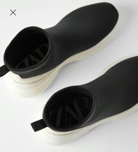 画像をギャラリービューアに読み込む, ZARA☆春夏NEW!SOCK-STYLEハイトップスニーカー 6416001