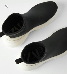 ZARA☆春夏NEW!SOCK-STYLEハイトップスニーカー 6416001