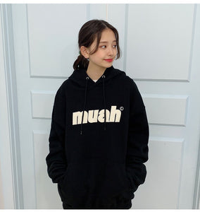 MUAHMUAH COMBI POINT SIGNATURE HOODIE 4色 ダボっと