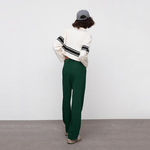 ZARA ザラフルレングスパンツポリエステルダークグリーンレディース2372915