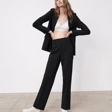 画像をギャラリービューアに読み込む, ZARA ザラフルレングスパンツポリエステルブラックレディース4786061